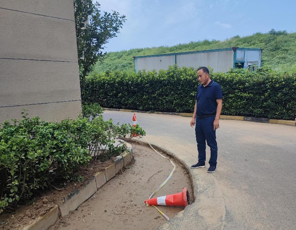 dcbox小金库官网党委委员、副总经理祁红军到柳林安置区检查督导消防整改和验收工作